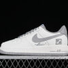 WD-111577-AIR FORCE 1 07 LOW WHITE/GREY-WOMAN:36-39-MAN:40-45