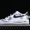ZH0316-025-AIR FORCE 1 07 LOW WHITE/BLACK-WOMAN:36-39-MAN:40-45