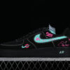 FB8971-005-AIR FORCE 1 07 LOW FLAME RED LIPS BLACK/BLUE/PINK-WOMAN:36-39-MAN:40-45