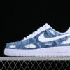CW2288-111-AIR FORCE 1 07 LOW WHITE/BLUE-WOMAN:36-39-MAN:40-45