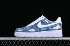 CW2288-111-AIR FORCE 1 07 LOW WHITE/BLUE-WOMAN:36-39-MAN:40-45