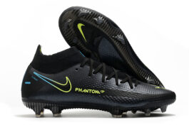 Nike Phantom GT High Top Waterproof Full Knitted Black Original Bottom FG Football Shoes Nike Phantom GT Elite Dynamic Fit FG39-47