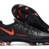 Nike Phantom GT Black and Red Waterproof Full Knitted Original Bottom FG Football Shoes Nike Phantom GT Elite FG39-45