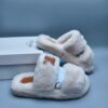 CELINE White Casual Fur Flip Flops Available in 35-40 Sizes