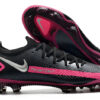 Nike Phantom GT Black Pink Waterproof Full Knitted Original Bottom FG Football Shoes Nike Phantom GT Elite FG39-45
