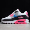 [833376-107]-[AIR MAX 90 LEATHER WHITE/PINK/BLUE/BLACK]-[WOMAN:36-39]