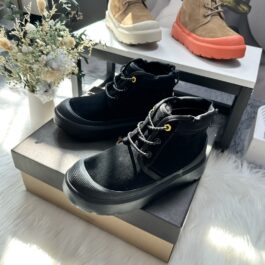 UGG wool integrated snow boots 3991 black high top casual trendy style in stock size 35-40