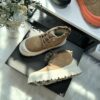 UGG wool integrated snow boots 3991 white high top casual trendy style in stock size 35-40