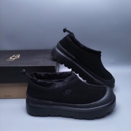 UGG sheep fur integrated snow boots 4096 black one foot casual men's and women's shoes in stock size 35-45