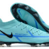Nike Phantom GT2 High Top Black Silver Waterproof Full Knit FG Football Shoes Nike Phantom GT2 Dynamic Fit Elite FG39-45