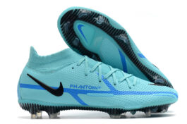 Nike Phantom GT2 High Top Black Silver Waterproof Full Knit FG Football Shoes Nike Phantom GT2 Dynamic Fit Elite FG39-45