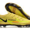 Nike Phantom GT2 Low-top Waterproof Black and Silver Fully Knitted FG Football Shoes Nike Phantom GT2 Elite FG39-45