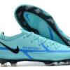 Nike Phantom GT2 Low-top Waterproof Black and Silver Fully Knitted FG Football Shoes Nike Phantom GT2 Elite FG39-45