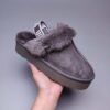 UGG wool integrated snow boots 1100178 thick-soled slippers women's shoes gray spot 36-40