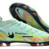 Nike Phantom GT2 High Top White Color Bonded Pack Waterproof Full Knitted FG Football Shoes Nike Phantom GT2 Dynamic Fit Elite FG39-45