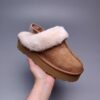 UGG wool integrated snow boots 1100178 thick-soled slippers women's shoes chestnut spot 36-40 size