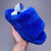UGG sheepskin fur slippers 1095119 indoor slippers blue Fluff Yeah Slide Fluff Yeah sandals 35-43