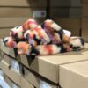 UGG wool integrated snow boots 1005119 Rongye sandals new color matching graffiti spot
