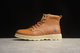 [BURREN CASUAL OUTDOOR MID TOP MARTIN BOOTS BROWN]-[MAN:39-44]
