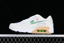 [DO9850-100]-[AIR MAX 90 WHITE/GREEN/GREY/BROWN]-[WOMAN:36-39]-[MAN:40-45]