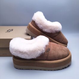 UGG sheep fur integrated snow boots 6390 chestnut thick sole one foot casual shoes