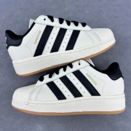 Adidas  Superstar  Superstar ID5698 Beige Black Thick Sole