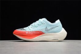 NIKE Air NK ZoomX VaporFly NEXT% 2 "Ice Blue" Marathon 2nd Generation Air Cushion Lightweight Super Running Blue Red CU4111-400