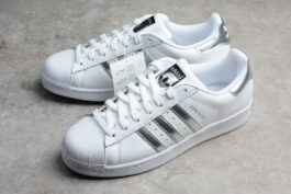 [AQ3091]-[Adidas  SUPERSTAR CLASSIC WHITE/SILVER METALLIC]-[WOMAN:36-39 1/3]-[MAN:40-44]-[OG00124]
