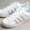 [S76923]-[Adidas  SUPERSTAR WHITE/GREEN/PURPLE]-[WOMAN:36-39 1/3]-[MAN:40-44]-[OG00124]