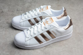 [BB1428]-[Adidas  SUPERSTAR ROSE GOLD COPPER WHITE BLACK SHELL]-[WOMAN:36-39 1/3]-[MAN:40-44]-[OG00124]