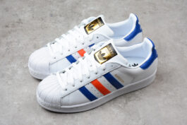 [B34310]-[Adidas  SUPERSTAR EAST RIVER RIVAL WHITE/BLUE/ORANGE]-[WOMAN:36-39 1/3]-[MAN:40-44]-[OG00124]
