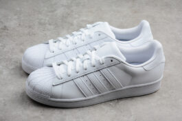 [B27136]-[Adidas  SUPERSTAR FOUNDATION WHITE/WHITE/WHITE]-[WOMAN:36-39 1/3]-[MAN:40-44]-[OG00124]