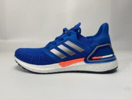 NASA x adidas Ultra BOOST 20 BlueNASA Blue Adidas UB6.0 Real Popcorn Running Shoes FX7978