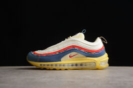 [DV1486-162]-[NIKE AIR MAX 97 COCONUT MILK/TRACK RED/FOSSIL]-[WOMAN:36-39]-[MAN:40-45]