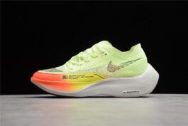 NIKE ZoomX Vaporfly Next% 2 &quotNeon&quot Marathon Super Running Shoes Green and Orange Gradient CU4111-700