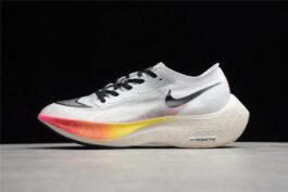 NIKE Zoom X Vaporfly Next % Marathon Cushioning Running Shoes Mandarin Duck Rainbow Gradient AO4568-101