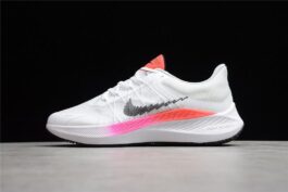 NIKE NK ZOOM WINFLO 8 Moon Landing 8 Lightweight Cushioning Sports Shoes Running Shoes White Black Pink Orange Gradient CW3419-100