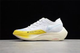 NIKE ZoomX Vaporfly Next% 2nd Generation Marathon Super Running Shoes White Yellow DM9056-100